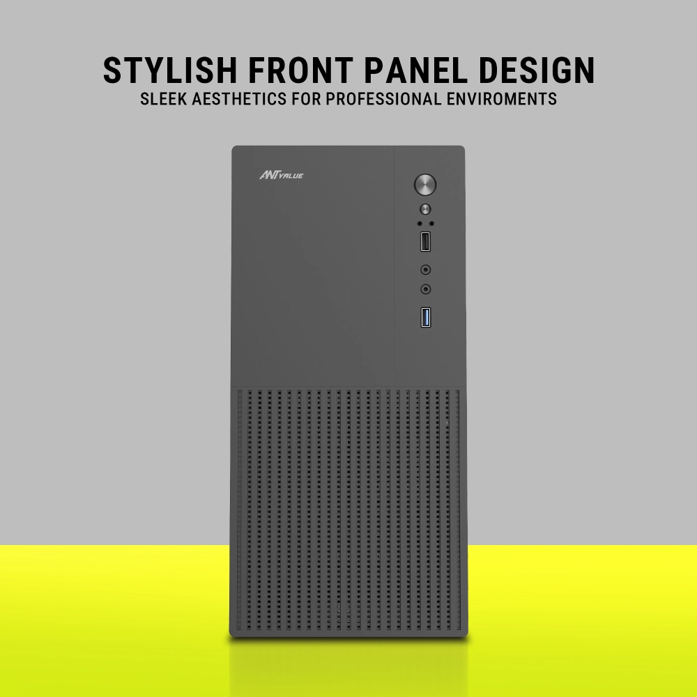 Ant Value Mid Tower Cabinet (M-ATX/M-ITX) VM4P with SMPS view 2